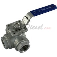 3 way stainless steel ball valve
