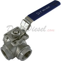 3 way stainless steel ball valve