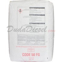 50 lb bag food grade calcium carbonate powder limestone (back)