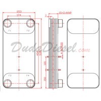 B3-115A 160 Plate Heat Exchanger