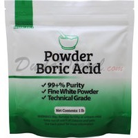 1 lb 99.9+% Powder Boric Acid (Front)