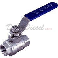 3/8" stainless steel ball valve