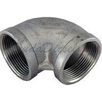 1.25" stainless steel elbow female x female