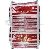 50 lb bags of food grade sodium metabisulfite