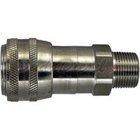 quick disconnect male socket stainless steel
