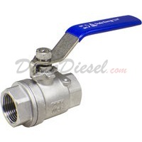 3/4" NPT 2-Piece 304 Stainless Steel Ball Valve WOG200