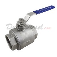 2PC Heavy Ball Valve WOG1000 Type I 2-1/2" NPT