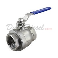 2PC Light Ball Valve WOG1000 Type III 2-1/2" NPT  