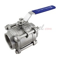 3PC Ball Valve WOG1000 Type II 3" NPT