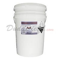 45 lb Pail of Potassium Hydroxide, Import