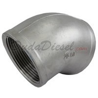 45 Elbow, 2-1/2", SUS304