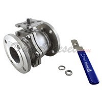 150 lb 2PC Flange Ball Valve 3" NPT Components