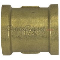 G-Thread 1/2" Brass Coupling