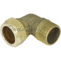 G-thread Brass Elbow 3/4" Compression x 3/4" Male Fitting