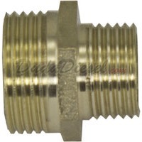 G-thread Brass Reducing Nipple 3/4" Male x 1/2" Male