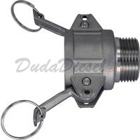 2" Cam Lock Socket x Male NPT Coupler