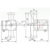 circulation pump drawing