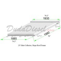 Duda Solar Slope Roof Frame drawing