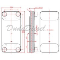 drawing of B3-115A heat exchanger