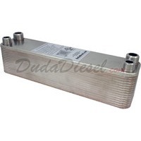 B3-23A 30 plate heat exchanger stainless steel copper brazed 3/4" Male x 1/2" Male NPT