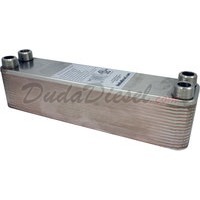 B3-23A 30 plate heat exchanger stainless steel copper brazed 3/4" Male NPT