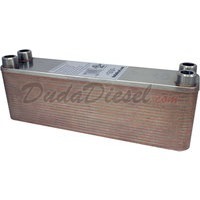 B3-23A 40 plate heat exchanger stainless steel copper brazed 3/4" Male NPT