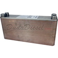 B3-23A 60 plate heat exchanger stainless steel copper brazed 3/4" Male NPT