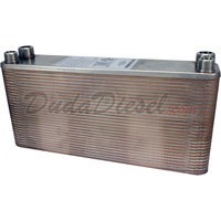 B3-23A 60 plate heat exchanger stainless steel copper brazed 3/4" Male x 1/2" Male NPT