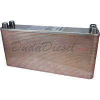 B3-23A 60 plate heat exchanger stainless steel copper brazed 1/2" Male NPT