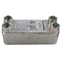 B4-12A (Nickel) 20 Plate Heat Exchanger 3/4" Female NPT