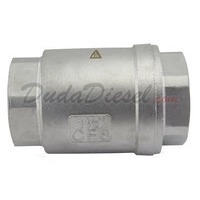 WOG1000 SUS304 Vertical Check Valve 1-1/2" NPT