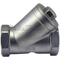 1-1/2" DN40 BSP 304 Stainless Steel Mesh Strainer Booster Pump Inline Y Filter 