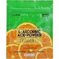 1 oz of food grade USP ascorbic acid (front)