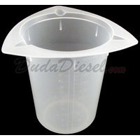 400ml tri-pour chemical resistant polypropylene beaker