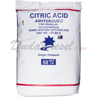 Citric acid, 50 lb bag (front)