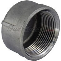 1-1/4" standard stainless steel cap pipe