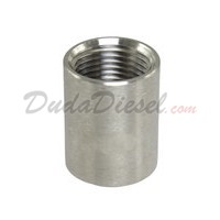 ISO 1/4" Coupling Stainless Steel Fitting 