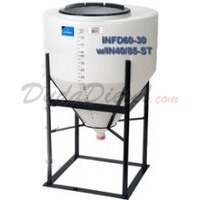 60 gallon cone inductor tank with stand