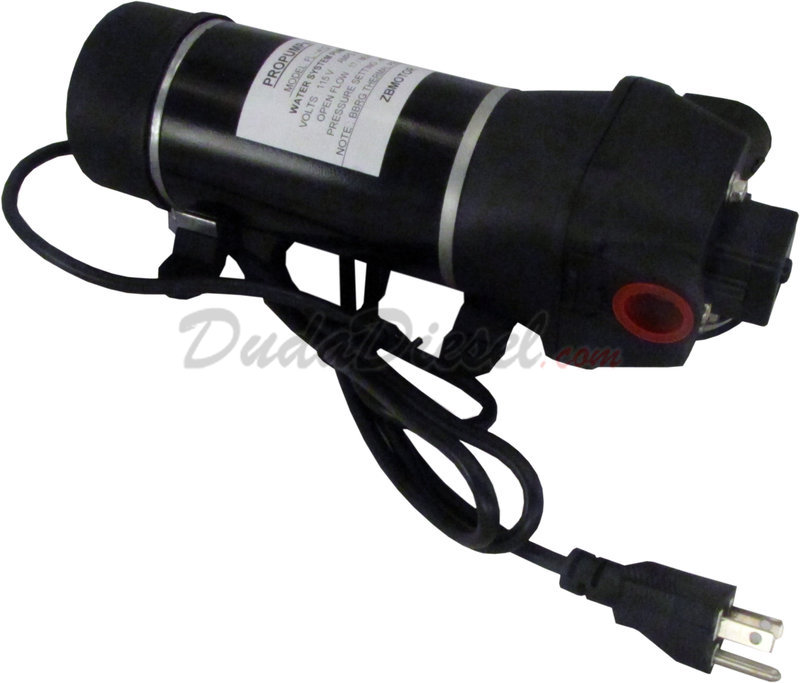 AC 110V Diaphragm Water Pump 40 PSI Pressure 4.5 GPM Max Self-priming FL-41 USA