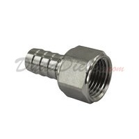 SS304 Female Hose Barb Adapter 1/2"  