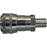 quick disconnect hose barb socket stainless steel