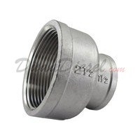 Reducing Coupling, 2-1/2" (2.5") x 1-1/2" (1.5"), SUS304