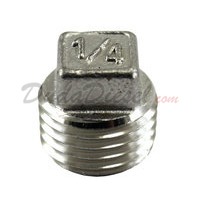 Square Plug 1/4"