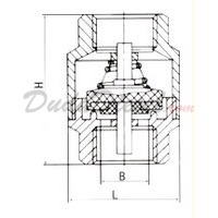 stainless check valve diagragm 