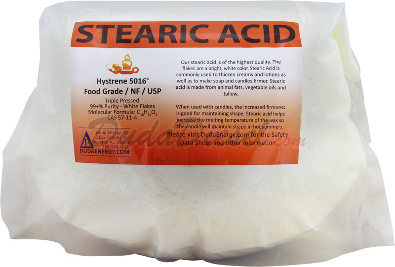 Stearic Acid, 5 lb - Free Shipping [stear5f] | DudaDiesel Biodiesel Supplies