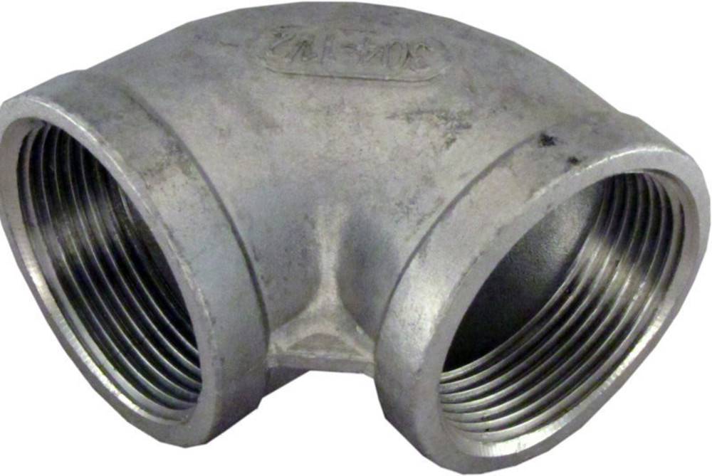 1/4" NPT PIPE RE-037-025 STAINLESS STEEL ELBOW 90 REDUCER 3/8" 