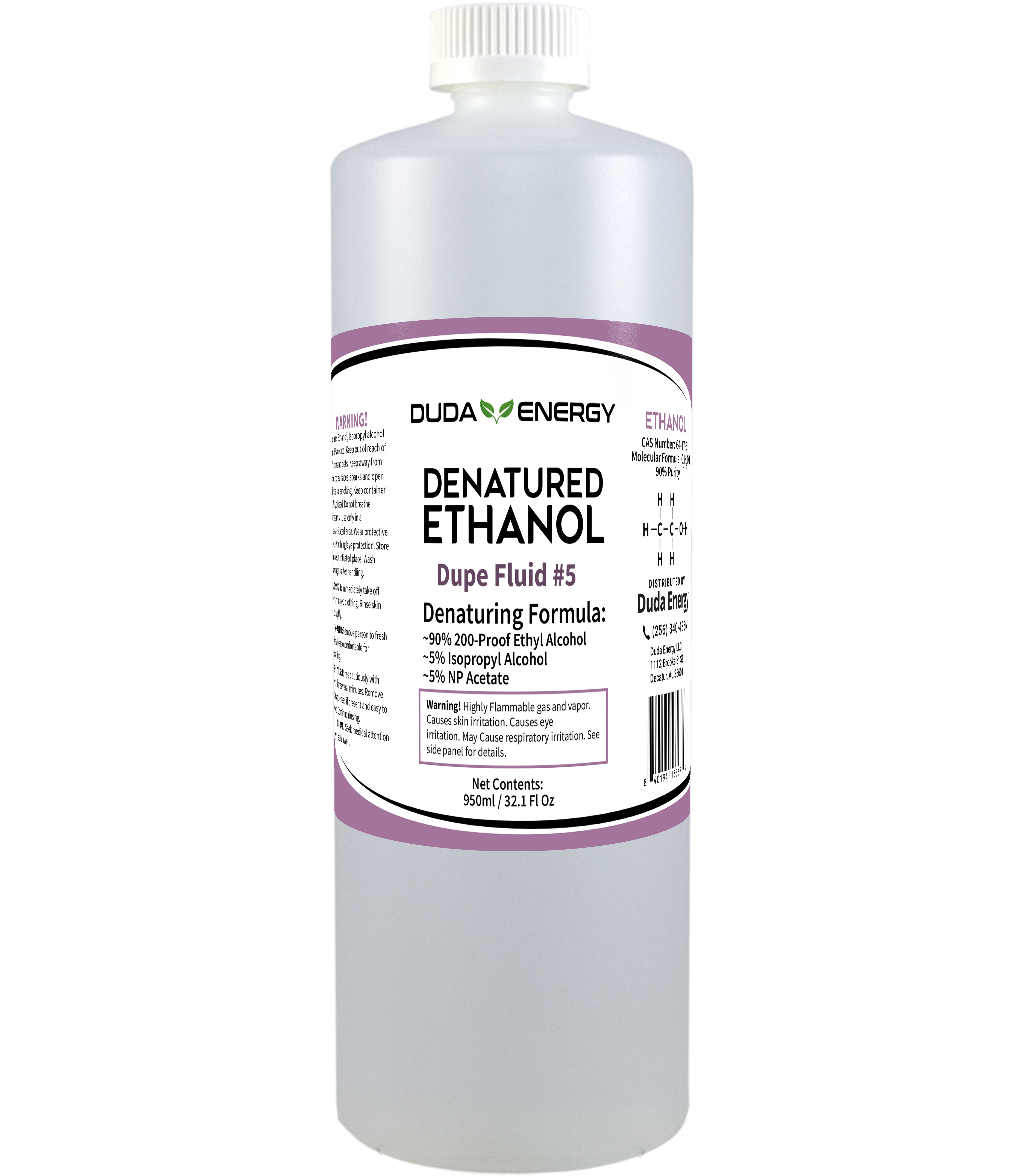 Denatured Ethanol, Formulated from 200 Proof Ethyl Alcohol Lantern Fire Starter