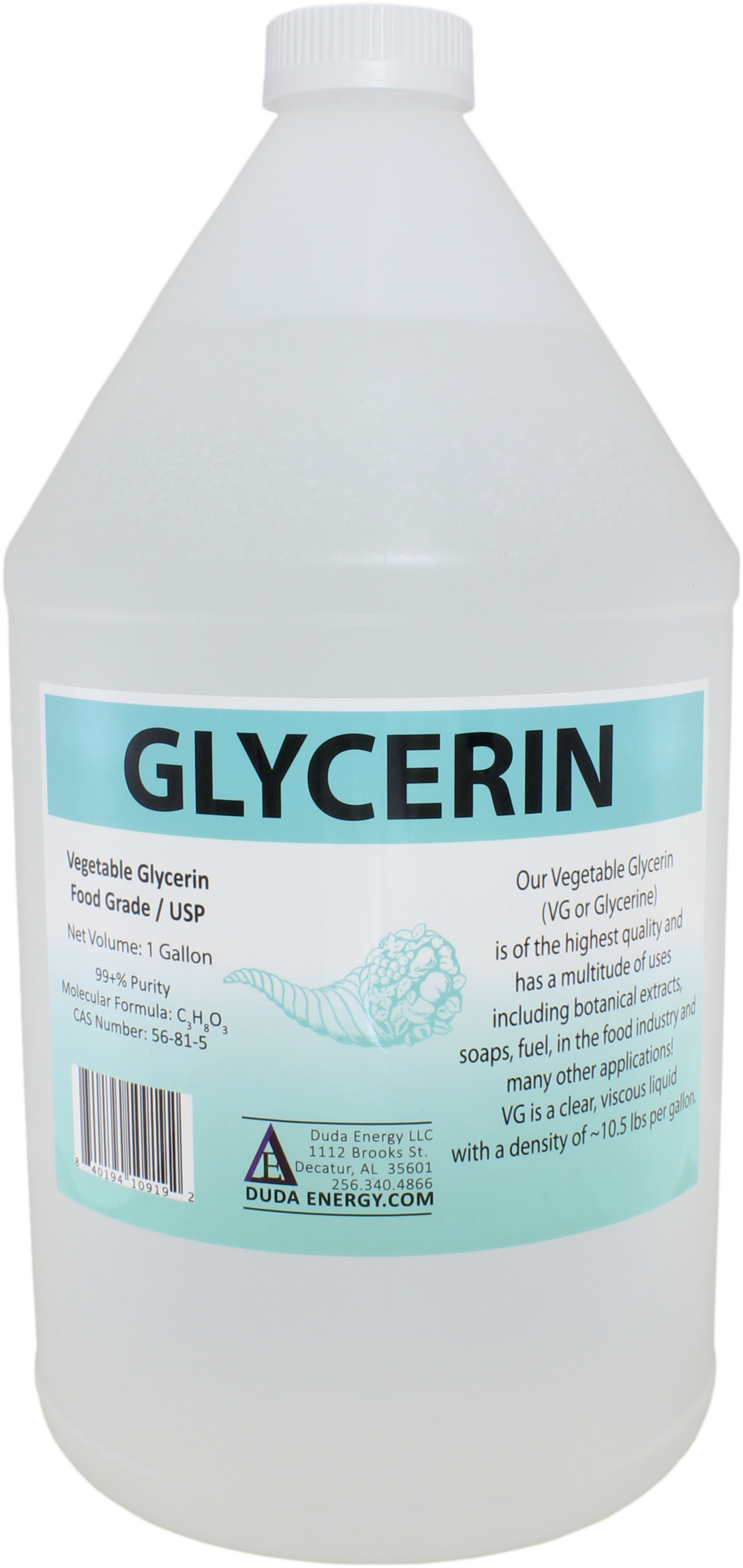 Non-GMO Vegetable Glycerin Food Grade USP Palm Fruit Based